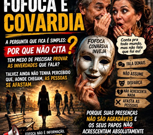 FOFOCA E COVARDIA}
