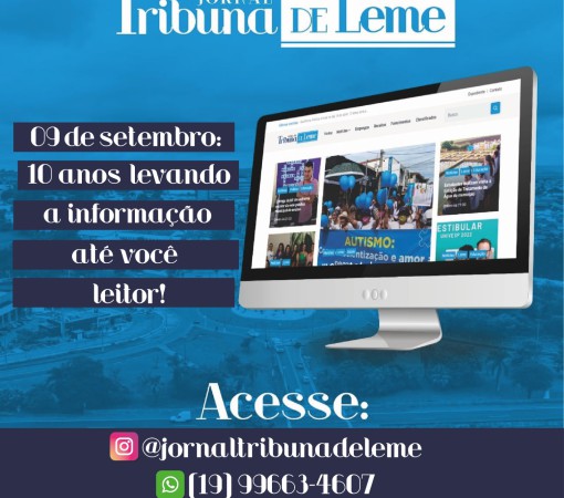 09 DE SETEMBRO – 10 ANOS LEVANDO A INFORMAÇÃO ATÉ VOCÊ, LEITOR}