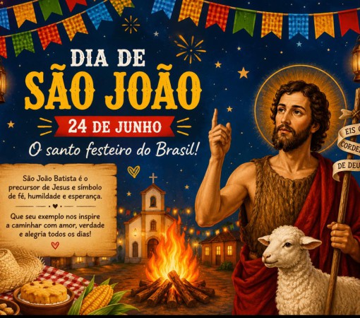 DIA DE SÃO JOÃO - O SANTO FESTEIRO DO BRASIL}