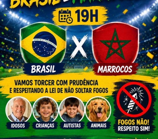 BRASIL EM CAMPO E TORCIDA CONSCIENTE}