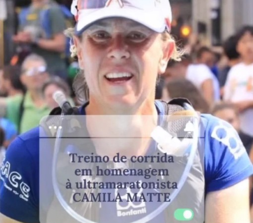 TREINO EM HOMENAGEM À CAMILA MATTE}