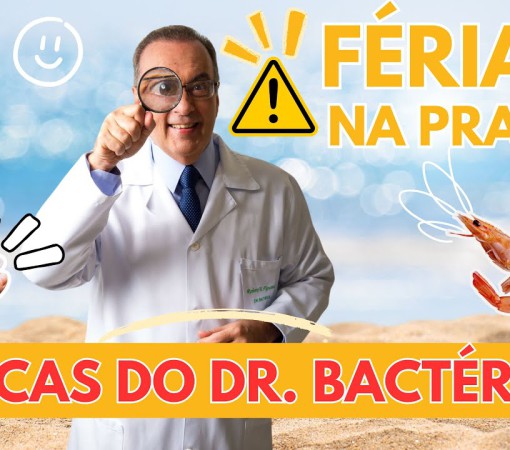 Dr. Bactéria alerta sobre os 3 erros principais de higiene nas praias}