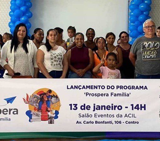 Programa Prospera Família em Leme}