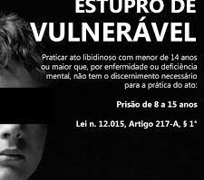 ESTUPRO DE VULNERÁVEL}