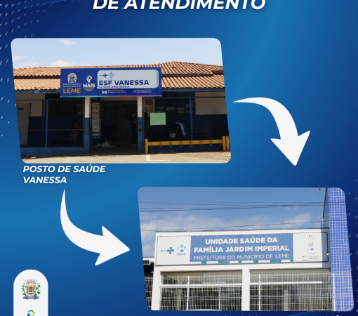 ATENDIMENTO DO POSTO DE SAÚDE DO JARDIM VANESSA SERÁ TRANSFERIDO TEMPORARIAMENTE}