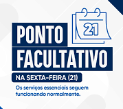 PONTO FACULTATIVO NAS REPARTIÇÕES PÚBLICAS MUNICIPAIS DIA 21 DE NOVEMBRO}