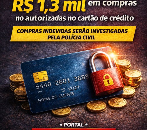 GOLPE EM LEME: MORADOR TEM MAIS DE R$ 1 MIL EM COMPRAS NÃO AUTORIZADAS NO CARTÃO DE CRÉDITO}