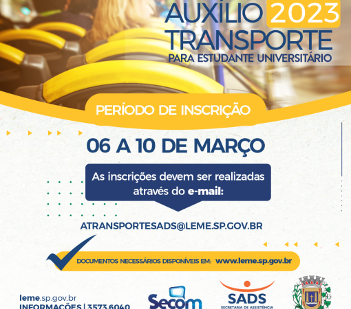 Programa auxílio transporte 2023}