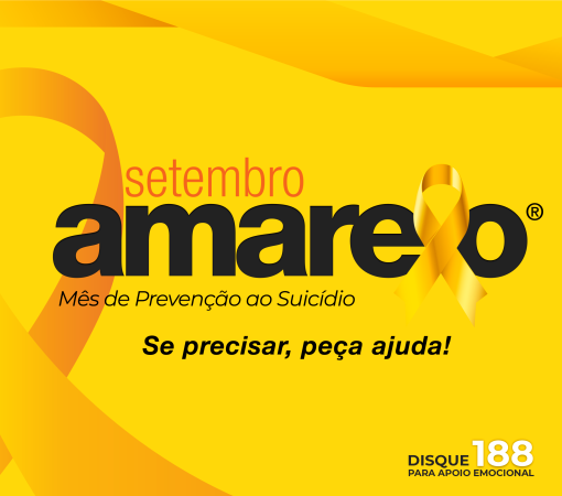 Setembro Amarelo - Você não está sozinho. Se precisar, peça ajuda!}