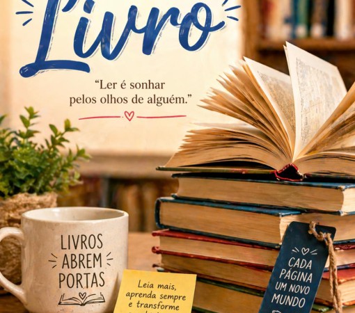 DIA DO LIVRO: CONHECIMENTO QUE TRANSFORMA VIDAS}