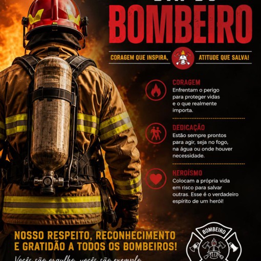 DIA DO BOMBEIRO - HERÓIS QUE DEDICAM A VIDA AO PRÓXIMO}