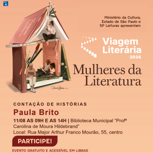 BIBLIOTECA MUNICIPAL RECEBE PROGRAMAÇÃO DO VIAGEM LITERÁRIA 2026 COM CONTAÇÃO DE HISTÓRIAS E ENCONTRO COM ESCRITORA}