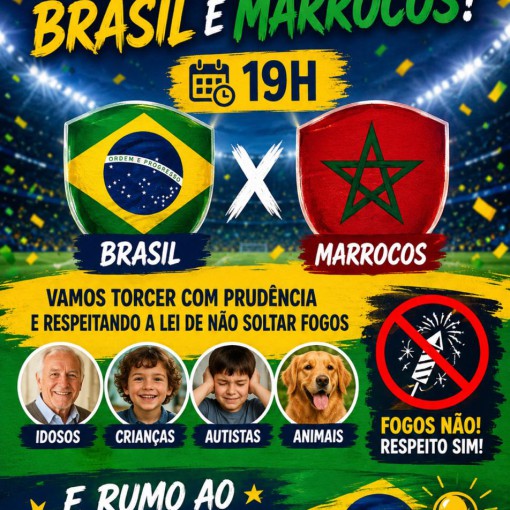 BRASIL EM CAMPO E TORCIDA CONSCIENTE