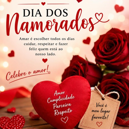 DIA DOS NAMORADOS - CELEBRANDO O AMOR E O COMPANHEIRISMO