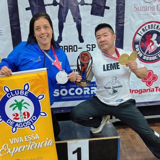ATLETAS DA A.L.E.F. BRILHAM EM CAMPEONATO DE FORÇA E CONQUISTAM GRANDES TÍTULOS EM SOCORRO