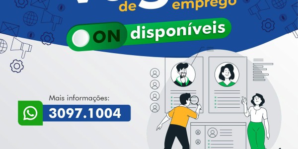 VAGAS ATIVAS DO PAT – POSTO DE ATENDIMENTO AO TRABALHADOR ATUALIZADAS ATÉ O DIA 09/06/2025