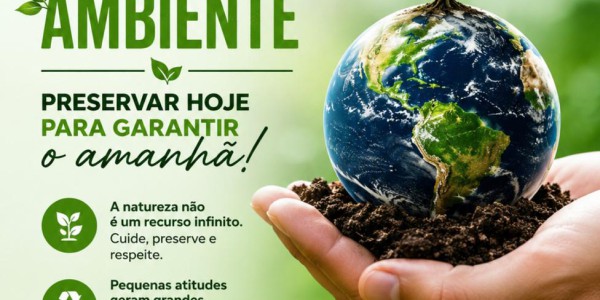 DIA MUNDIAL DO MEIO AMBIENTE - PRESERVAR HOJE PARA GARANTIR O AMANHÃ