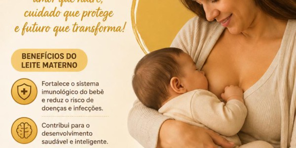 AGOSTO DOURADO - UM MÊS PARA VALORIZAR, AINDA MAIS, A AMAMENTAÇÃO E A VIDA