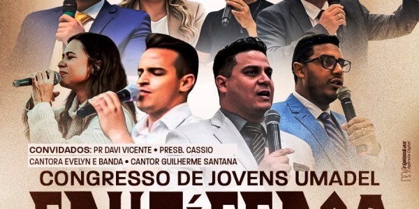 CONGRESSO DE JOVENS UMADEL 2026 “FRUTÍFEROS” ACONTECE NOS DIAS 24 E 25 DE JULHO EM LEME
