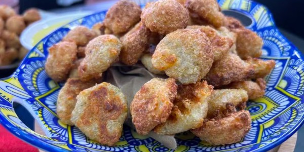 SALGADINHO DE QUINOA COM QUEIJO NA AIR FRYER