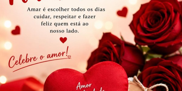 DIA DOS NAMORADOS - CELEBRANDO O AMOR E O COMPANHEIRISMO