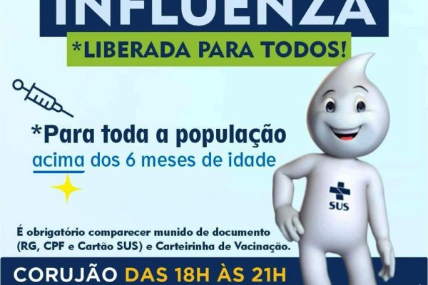 CORUJÃO DE VACINAÇÃO NA QUARTA-FEIRA, 11 DE JUNHO}