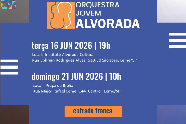 ORQUESTRA JOVEM DE LEME CONVIDA A COMUNIDADE PARA CONCERTOS ESPECIAIS NOS DIAS 16 E 21 DE JUNHO DE 2026}