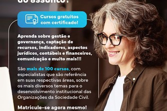 CURSOS GRATUITOS E ON-LINE SOBRE TEMAS LIGADOS AO TERCEIRO SETOR}