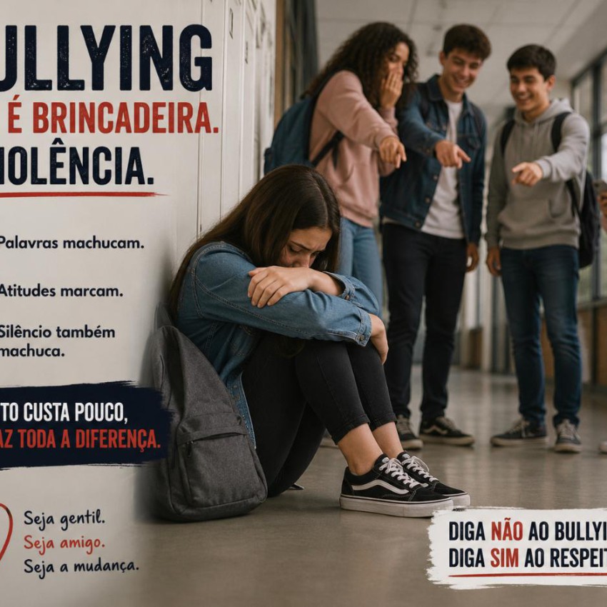 VAMOS FALAR SOBRE BULLYING - UMA VIOLÊNCIA SILENCIOSA QUE DEIXA MARCAS PROFUNDAS
