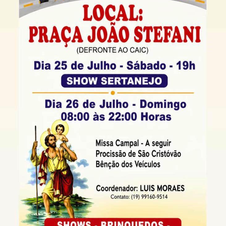 34ª FESTA DO MOTORISTA DE LEME ACONTECE NESTE FIM DE SEMANA COM FÉ, TRADIÇÃO E CONFRATERNIZAÇÃO