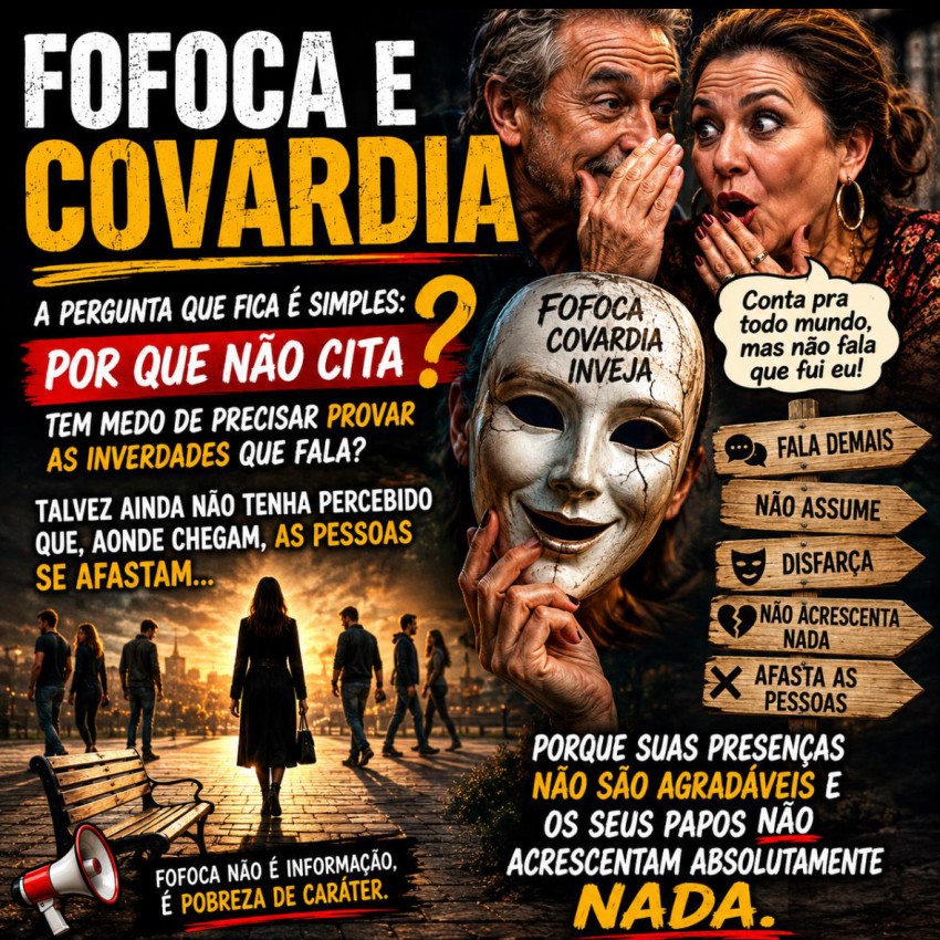 FOFOCA E COVARDIA