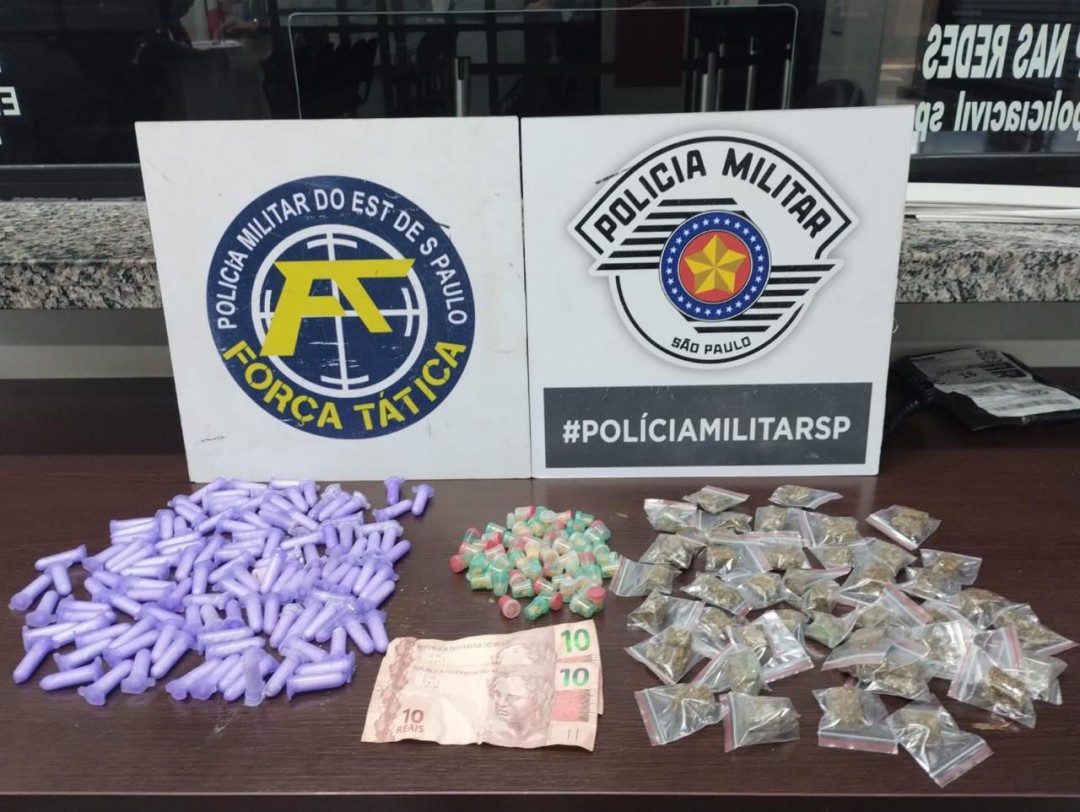 FLAGRANTE DE TRÁFICO DE DROGAS/DANOS AO PATRIMÔNIO PÚBLICO/LESÃO CORPORAL/RESISTÊNCIA DE 26/06/2026