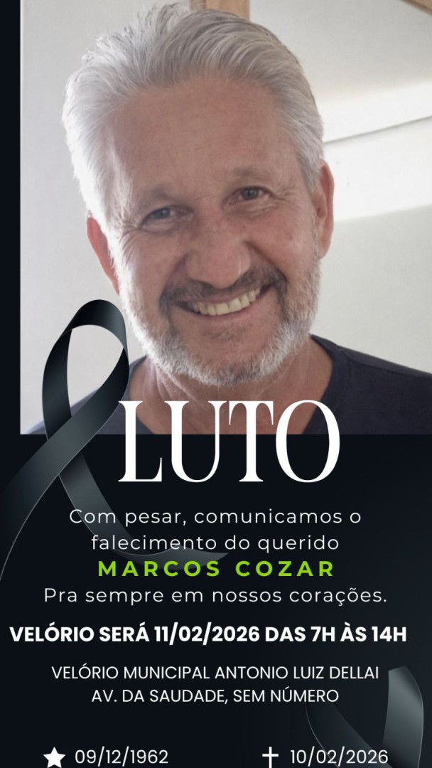 FALECIMENTO DO MARCOS COZAR