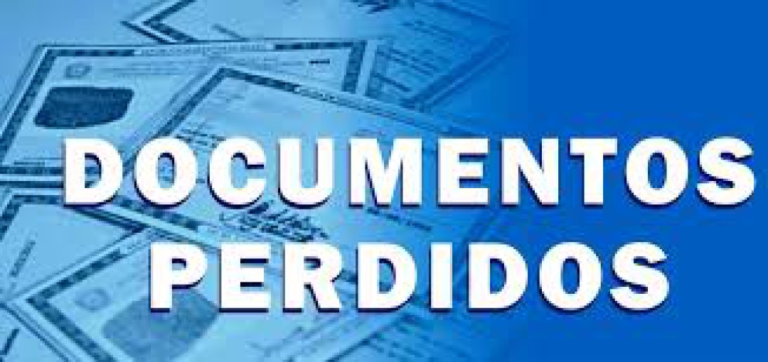 JOSÉ GUILHERME DOS SANTOS PERDEU DOCUMENTOS