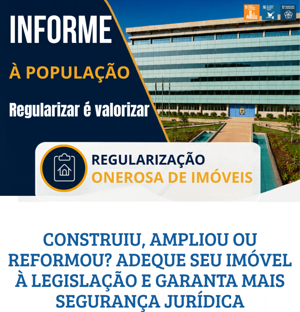 REGULARIZAÇÃO ONEROSA PERMITE ADEQUAÇÃO DE IMÓVEIS CONSTRUÍDOS EM DESACORDO COM A LEGISLAÇÃO URBANÍSTICA