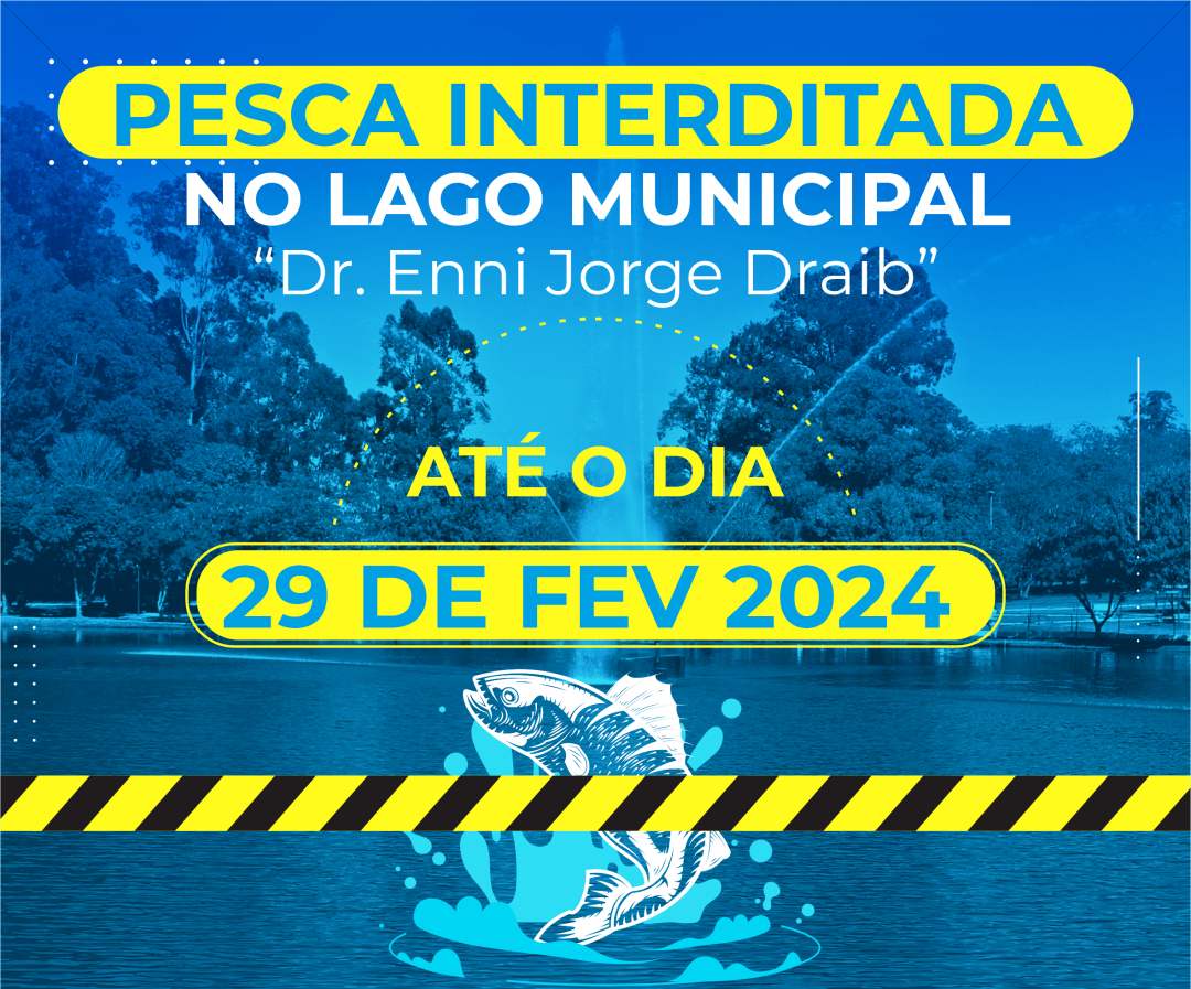 Pesca no Lago Municipal