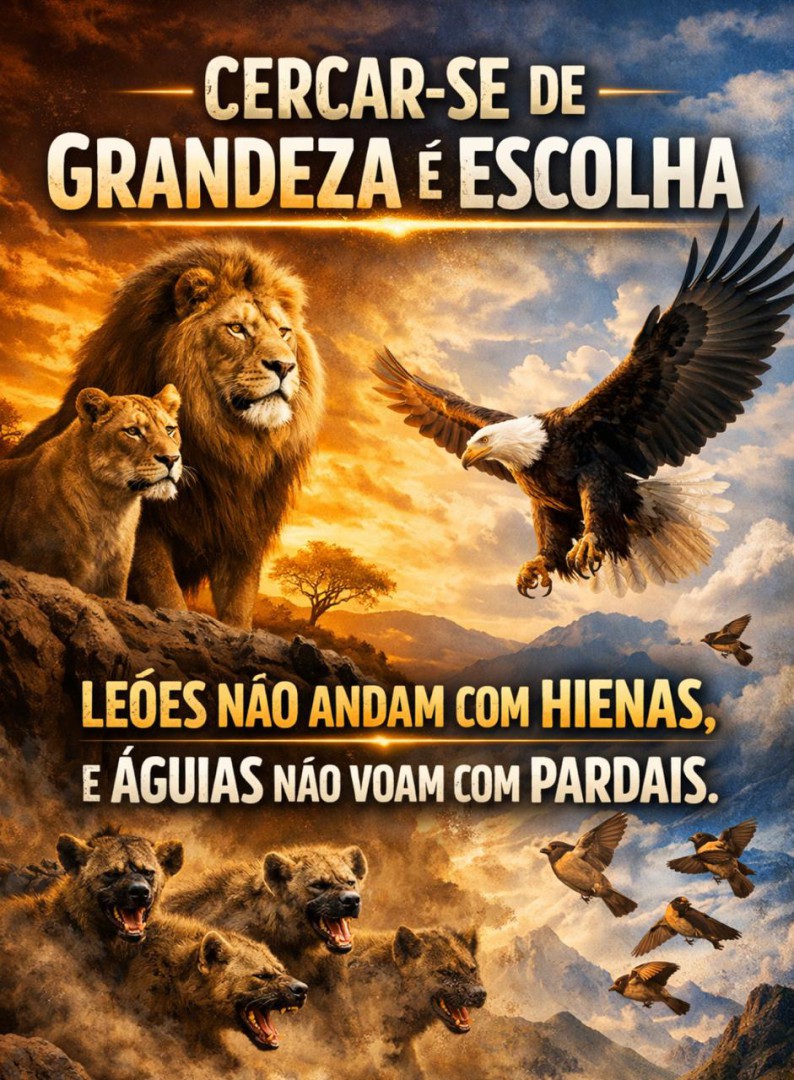 CERCAR-SE DE GRANDEZA É ESCOLHA