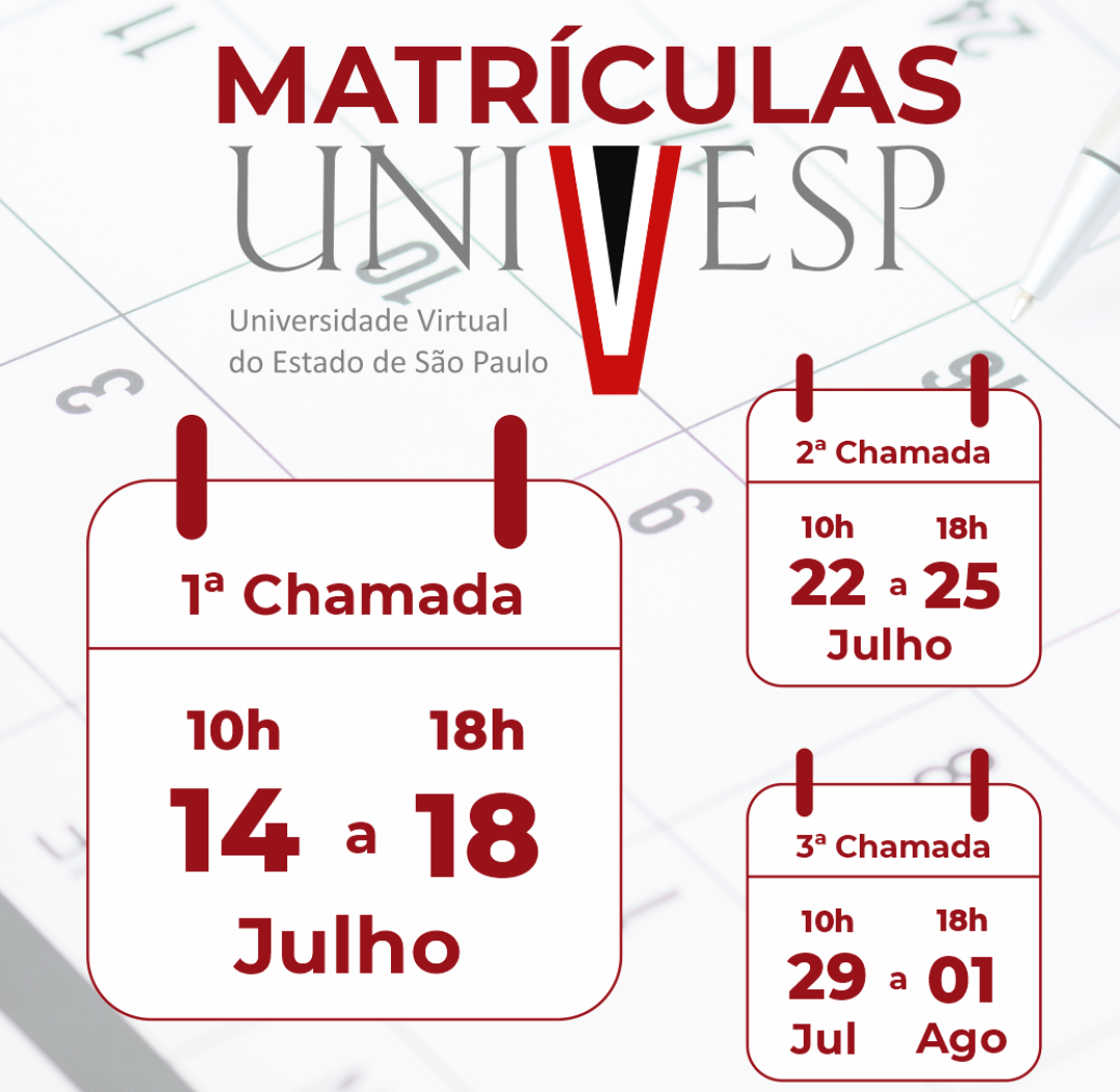 Vestibular UNIVESP – Matrículas