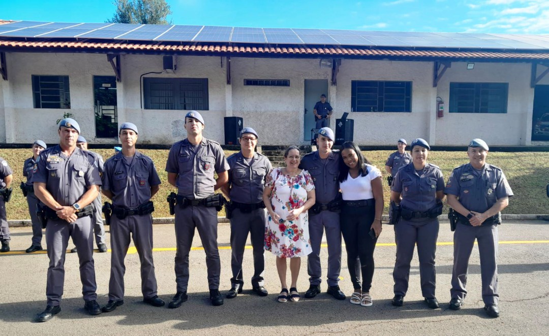 POLICIAL MILITAR DA CIDADE DE LEME É HOMENAGEADA NO 36º BPMI