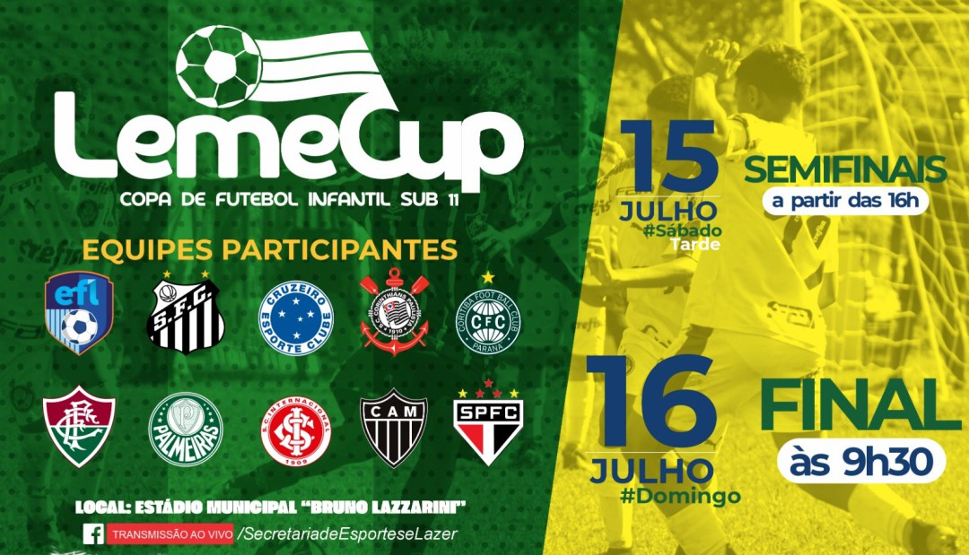 4ª Edição da Leme Cup de Futebol Infantil movimenta a cidade