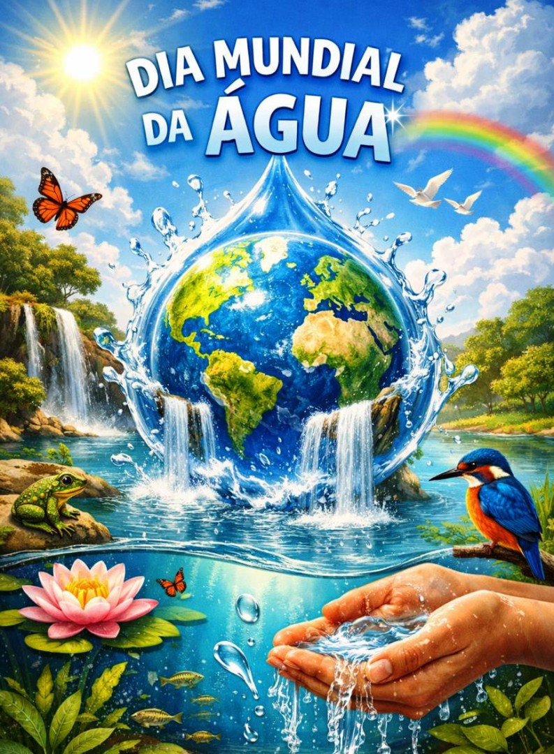 DIA MUNDIAL DA ÁGUA: CADA GOTA CONTA PARA A VIDA