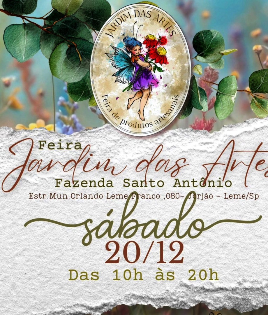 FEIRA JARDIM DAS ARTES CHEGA À SUA 3ª EDIÇÃO E SE CONSOLIDA COMO TRADIÇÃO NA FAZENDA SANTO ANTÔNIO (JORJÃO) EM LEME