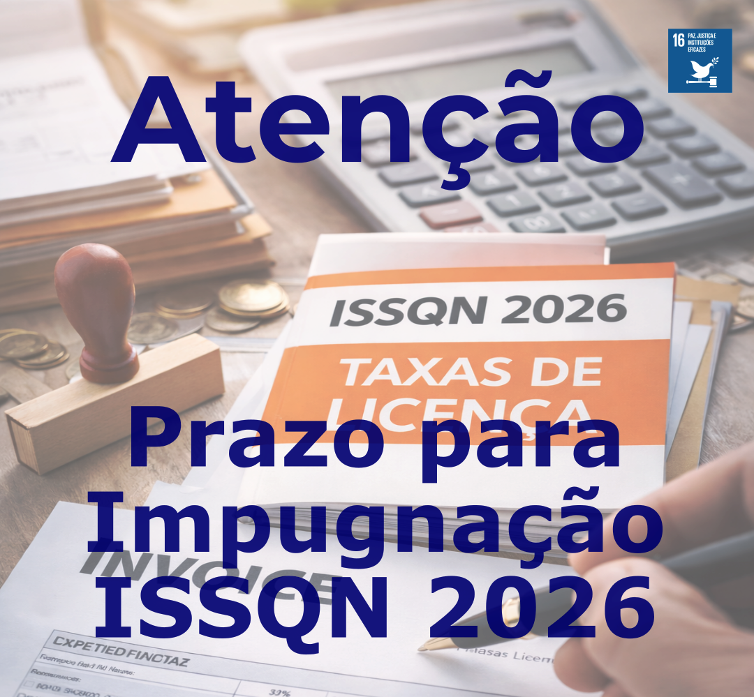 TAXAS DE LICENÇA E IMPOSTO SOBRE SERVIÇOS DE QUALQUER NATUREZA EXERCÍCIO 2026