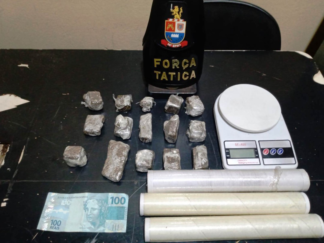 FLAGRANTE DE ATO INFRACIONAL DE TRÁFICO DE DROGAS DE 18/10/2024