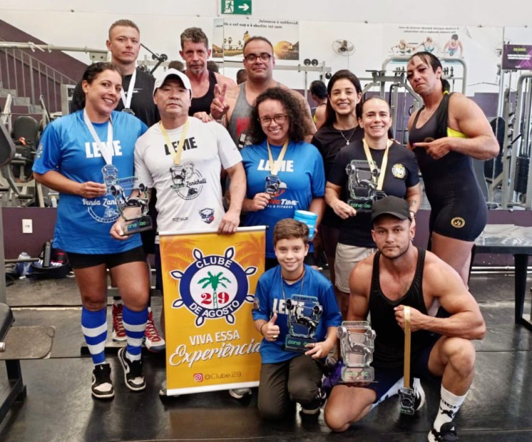 FORÇA E SUPERAÇÃO MARCAM CAMPEONATO DE SUPINO EM PIRASSUNUNGA