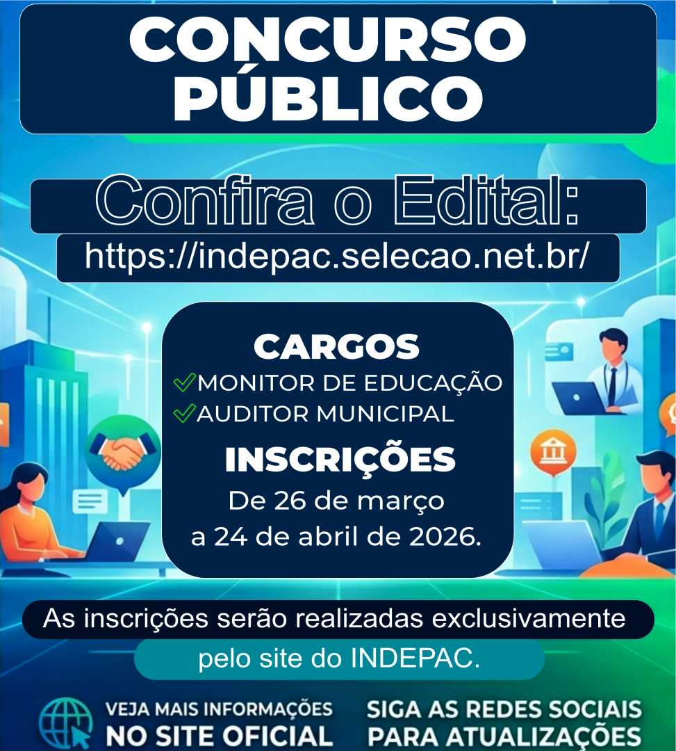 PREFEITURA PUBLICA EDITAL DE CONCURSO PÚBLICO 001/2026
