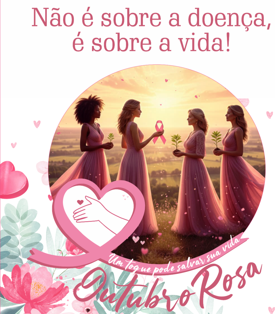 OUTUBRO ROSA 2025 – MÊS DE CONSCIENTIZAÇÃO SOBRE O CÂNCER DE MAMA