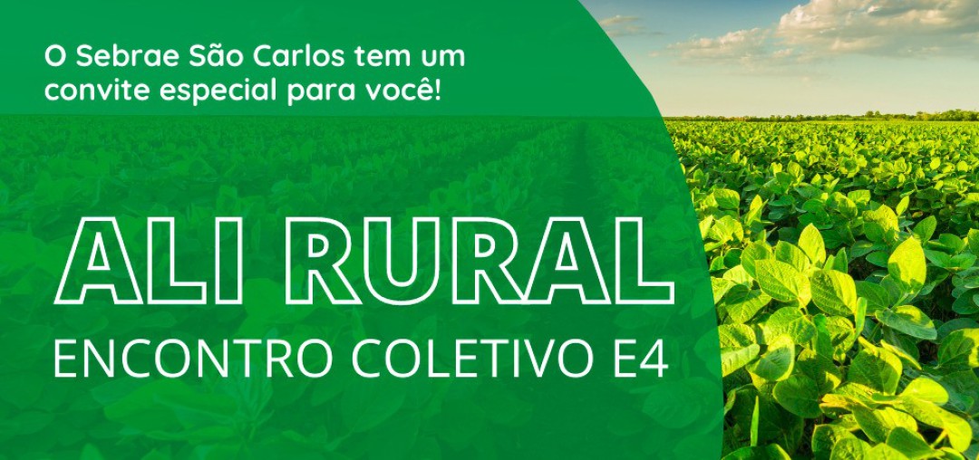 O Sebrae São Carlos tem um convite a você produtor rural lemense