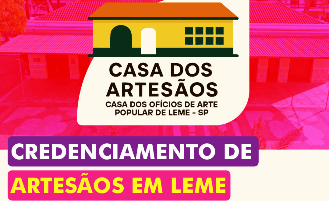 CREDENCIAMENTO PARA ARTESÃOS LOCAIS