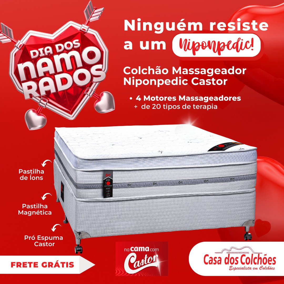 Presenteie seu amor com o Colchão Niponpedic